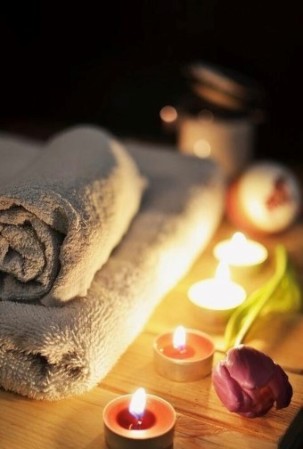 Un ambiente relaxante axudará a masaxe