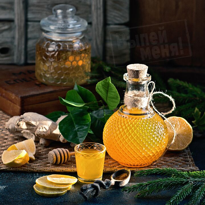 A tintura de luar con laranxa, xenxibre e mel fortalecerá a potencia dun home