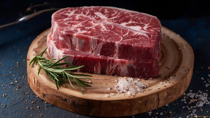 A carne é unha fonte de proteínas para a espermatoxénese normal nos homes