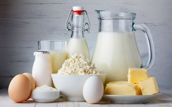Leite e produtos lácteos para a prevención da impotencia